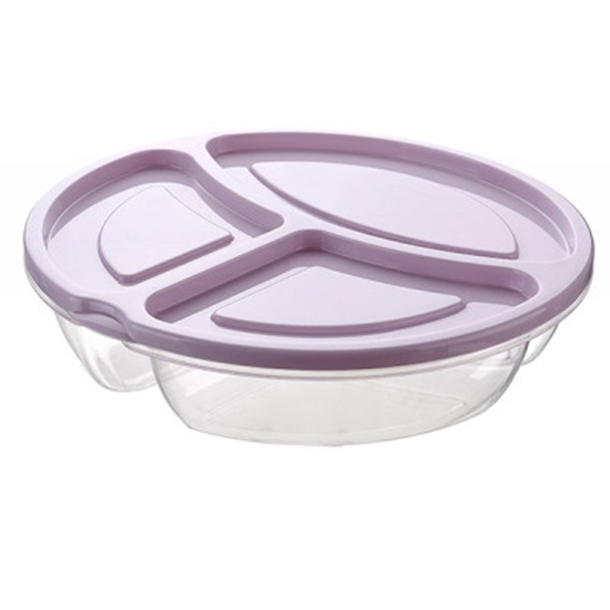 Picture of ROUND FOOD BOX WITH COMPARTMENT